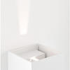 BRILLIANT Isak LED Außenwandleuchte weiß 1x LED integriert, 7W LED...