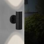 Brilliant Wandleuchte Jandy 90966A06 Au&szlig;enbereich Metall/Glas Outdoor Wand schwarz -