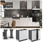 Vicco Sp&uuml;lenunterschrank 80 cm FAME Line K&uuml;chenschrank K&uuml;chenzeile Landhaus Wei&szlig;