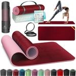 KESSER&reg; Gymnastikmatte mit Tragegurt rutschfest TPE Yogamatte Gepolstert &