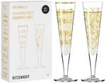 Ritzenhoff Champagnergl&auml;ser Goldnacht 205 ml 2er Set
