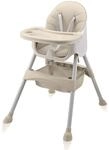 Baby Vivo Design 2in1 Kinderhochstuhl - Oscar in Beige