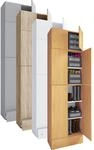 VCM Holz-Schuhschrank Ma&szlig;e: H. 240 x B. 70 x T. 39 cm Allzweckschrank 5 F&auml;cher