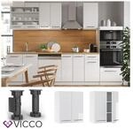 VICCO H&auml;ngeschrank 60 cm Wei&szlig; K&uuml;chenzeile Unterschrank Fame