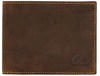 GreenBurry Vintage RFID bill pocket 2 pieces. brown LED 1705-RFID-25