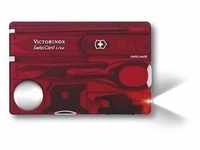 Victorinox 0.7300.T SwissCard Lite, transparentes Rot