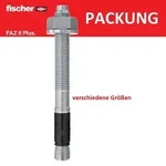 Fischer Bolzenanker Schlaganker D&uuml;bel FAZ II Plus VERPACKUNG - gvz verzinkt