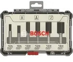 Bosch 6-teiliges Nutfr&auml;ser-Set Nut Fr&auml;ser - 8mm Schaft - 2 und 3 schneidig