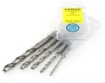 Famag - Holzspiralbohrer HSS-G Bits lang - 5-tlg. in PVC-Box &Oslash; 3, 4, 5, 6, 8 mm