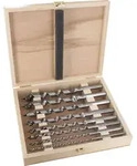 Famag Schlangenbohrer LEWIS Satz 1414200 - 8-tlg - 235mm - Holzkoffer - 6-20mm