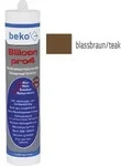Beko pro4 Premium-Silicon 310ml - blassbraun / teak