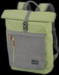 BASICS Rollup Backpack, Green/Grey