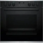 Bosch HEG237BB5 - Serie 6 Einbauherd mit 5 Jahre Garantie, Schwarz, 3D Heissluft, Air