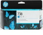 Original HP 738 Tintenpatrone cyan