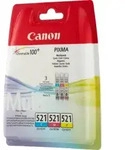 Original Canon CLI521 (2934B015) Tintenpatrone Multipack