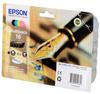 Epson 16 / C 13 T 16264511 Tintenpatrone schwarz cyan magenta yellow original