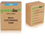 greenline ersetzt Epson C 13 T 13024010 / T1302 Tintenpatrone, cyan