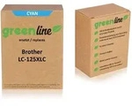 greenline ersetzt Brother LC-125 XL C Tintenpatrone, cyan