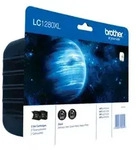 Original Brother LC1280XLBKBP2DR Tintenpatrone schwarz