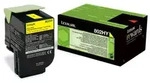 Original Lexmark 80C2HYE / 802HY Toner gelb