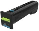 Original Lexmark 72K2XC0 Toner cyan