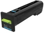 Original Lexmark 72K20C0 Toner cyan