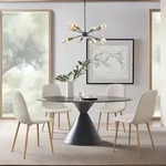 Esszimmerstuhl K&ouml;fering 4er Set Beige [en.casa]