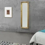 Wandspiegel Livorno 132x42 cm Ganzk&ouml;rperspiegel im Eukalyptusholz Rahmen Antik...