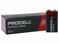 Duracell Procell Intense Power 6LR61 9V Block MN 1604, 1,5V 10 Stk. (Box)