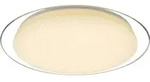 Globo Lighting Deckenleuchte &brvbar; wei&szlig; &brvbar; Ma&szlig;e (cm): H: 7 &Oslash;: 45.0