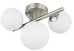 Globo Lighting Deckenleuchte &brvbar; silber &brvbar; Ma&szlig;e (cm): B: 28,5 H: 20,5 T: 23.5