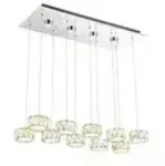 Globo Lighting H&auml;ngeleuchte &brvbar; silber &brvbar; Ma&szlig;e (cm): B: 36 H: 120