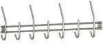 Garderobenleiste &brvbar; silber &brvbar; Metall &brvbar; Ma&szlig;e (cm): B: 54 H: 16 T: 5.0