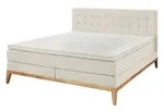 Primo Boxspringbett &brvbar; beige &brvbar; Ma&szlig;e (cm): B: 180 H: 109