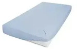 Jersey Spannbettlaken &brvbar; blau &brvbar; Ma&szlig;e (cm): B: 190 H: 22