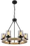 Globo Lighting H&auml;ngeleuchte &brvbar; schwarz &brvbar; Ma&szlig;e (cm): H: 98 &Oslash;: 59.0
