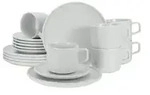 CreaTable Kaffeeservice Chef Collection &brvbar; wei&szlig; &brvbar; Porzellan &brvbar; Ma&szlig;e (cm): B: 27