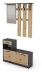 by Living Garderobenset &brvbar; braun &brvbar; Ma&szlig;e (cm): B: 97 H: 190