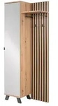 Kompaktgarderobe &brvbar; holzfarben &brvbar; Ma&szlig;e (cm): B: 80 H: 190 T: 37.0