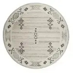 THEKO Wollteppich &brvbar; beige &brvbar; Wolle &brvbar; Ma&szlig;e (cm): B: 100 H: 1,8