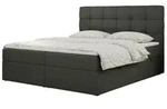 Boxbett mit Bettkasten &brvbar; grau &brvbar; Ma&szlig;e (cm): B: 180 H: 110