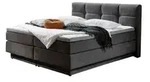Primo Boxspringbett &brvbar; grau &brvbar; Ma&szlig;e (cm): B: 168 H: 112