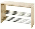 Schuhbank &brvbar; holzfarben &brvbar; Ma&szlig;e (cm): B: 81 H: 55
