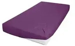 Jersey Spannbettlaken &brvbar; lila/violett &brvbar; Ma&szlig;e (cm): B: 120 H: 22