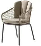 Sieger Gartensessel &brvbar; beige &brvbar; Ma&szlig;e (cm): B: 62,5 H: 77,5