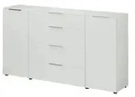 Sideboard &brvbar; wei&szlig; &brvbar; Ma&szlig;e (cm): B: 180 H: 99 T: 40.0