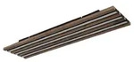 Globo Lighting Deckenleuchte &brvbar; schwarz &brvbar; Ma&szlig;e (cm): B: 80 H: 5
