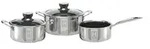 Hensslers Topfset &brvbar; silber &brvbar; Edelstahl &brvbar; Ma&szlig;e (cm): B: 36 H: 22