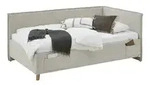 Polsterbett mit trendiger Kederumrahmung &brvbar; beige &brvbar; Ma&szlig;e (cm): B: 153 H: 90