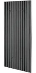 Garderobenpaneel &brvbar; grau &brvbar; Holzwerkstoff,Filz &brvbar; Ma&szlig;e (cm): B: 50 H: 125 T:...